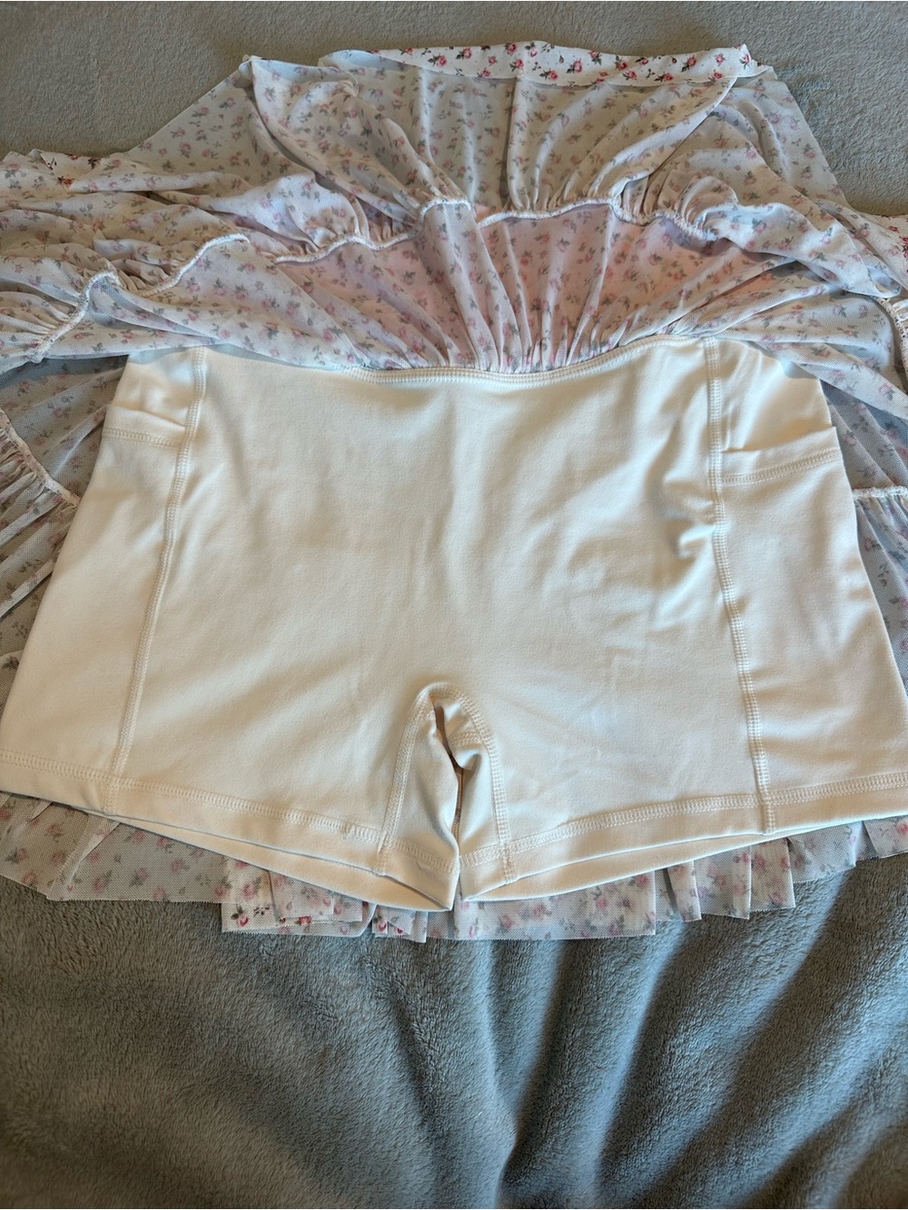 NWT Blogilates Ballerina Skort - Pink Floral Print - Picture 8 of 11